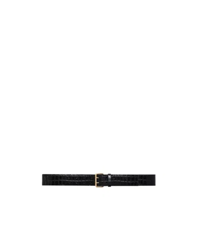 Anine Bing Pin Buckle Belt In Black