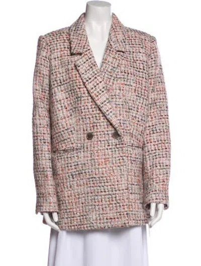 Pre-owned Anine Bing Plaid Print Blazer