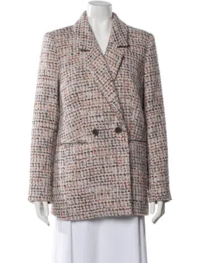 Pre-owned Anine Bing Plaid Print Blazer