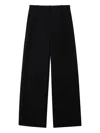 Anine Bing Pleated Trousers In Black