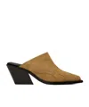 Anine Bing Pointed Muller Heels In Brown