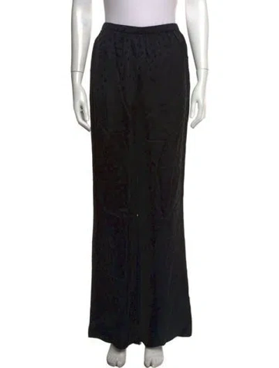 Pre-owned Anine Bing Polka Dot Print Wide Leg Pants W/ Tags In Black