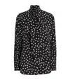 Anine Bing Polka Dot Ruby Blouse In Black