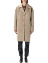 Anine Bing Portia Wool Cashmere Coat In Neutral
