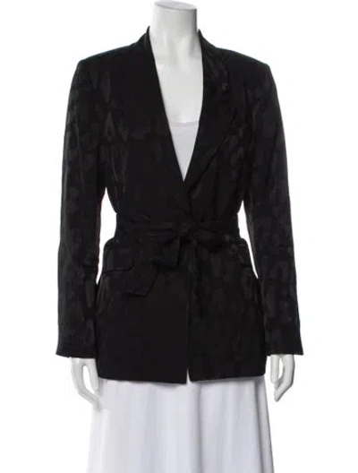 Pre-owned Anine Bing Printed Blazer In Multi