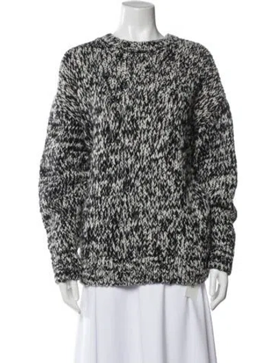 Pre-owned Anine Bing Printed Crew Neck Sweater In Multi