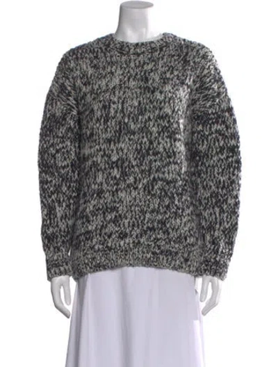 Pre-owned Anine Bing Printed Crew Neck Sweater In Multi
