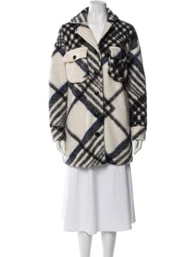 Pre-owned Anine Bing Printed Jacket In White