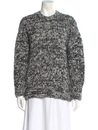 Pre-owned Anine Bing Printed Mock Neck Sweater In Multi
