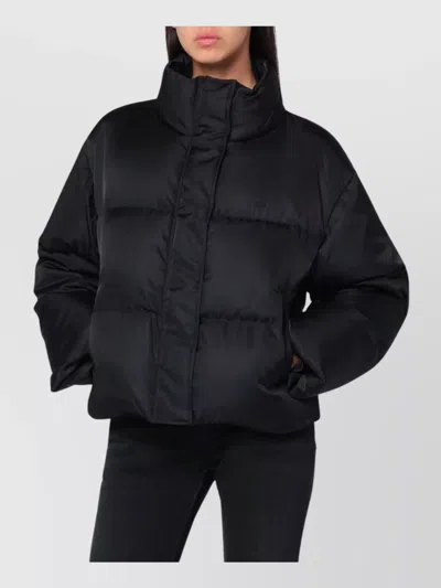 ANINE BING PUFFER JACKET DORIAN QUILTED HIGH COLLAR