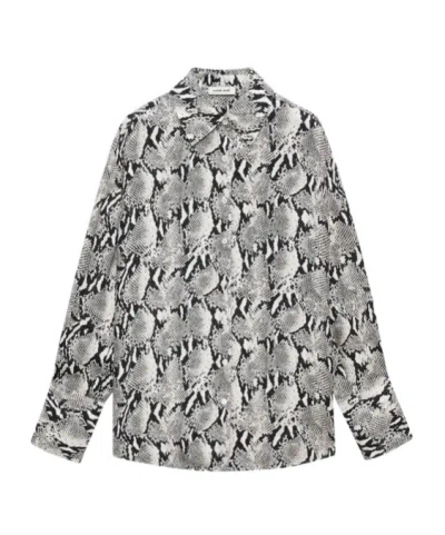 ANINE BING PYTHON BRIDGET SHIRT