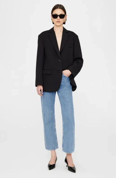 Anine Bing Women's Quinn Blazer Black