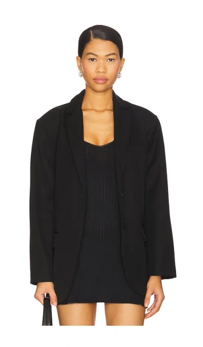 Anine Bing Quinn Blazer In Black