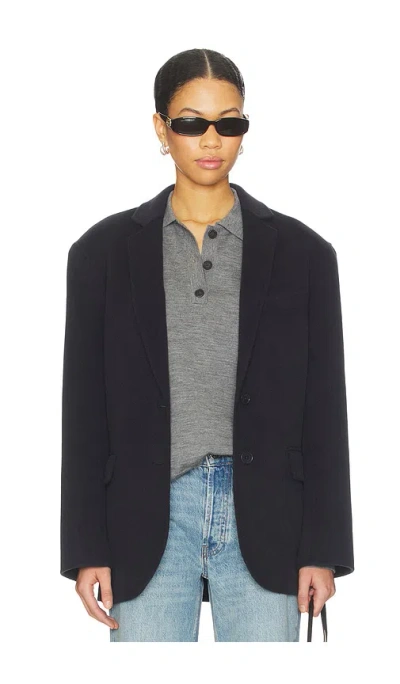 Anine Bing Quinn Blazer In Blue