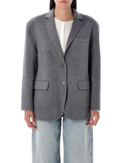 Anine Bing Quinn Blazer In Gray