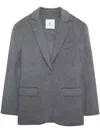 Anine Bing Quinn Blazer In Grey