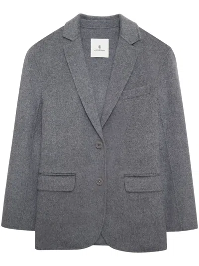 Anine Bing Quinn Blazer In Grey
