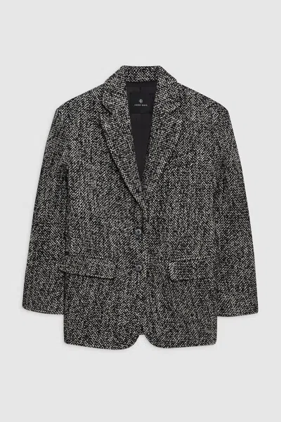 Anine Bing Quinn Blazer In Black