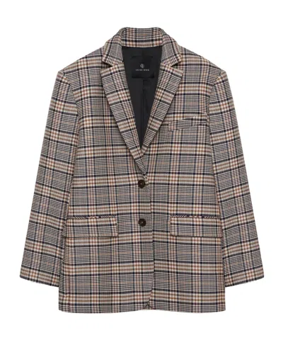 Anine Bing Quinn Blazer In Multi