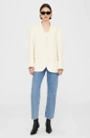 Anine Bing Quinn Blazer In White