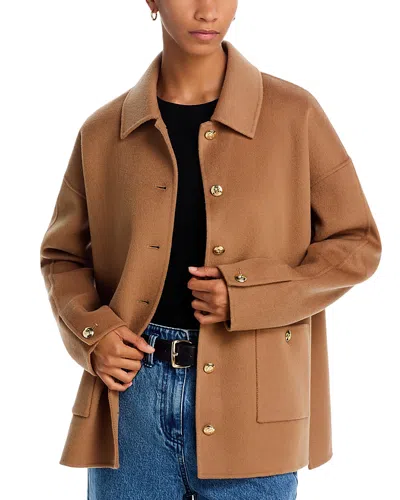 Anine Bing Quinn Coat In Brown