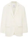 Anine Bing Quinn Blazer In Weiss
