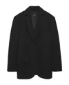 Anine Bing Buttoned Blazer In Black