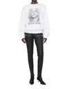Anine Bing Ramona Sweatshirt Kate Moss In White In Multi