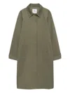 Anine Bing Randy Trench Coat In Green