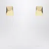 Anine Bing Rectangular Curved Earrings In Gold