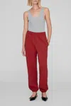 Anine Bing Red Karter Jogger Pants In Red