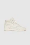 ANINE BING REEBOK X ANINE BING FREESTYLE HI SHOES IN BONE WHITE