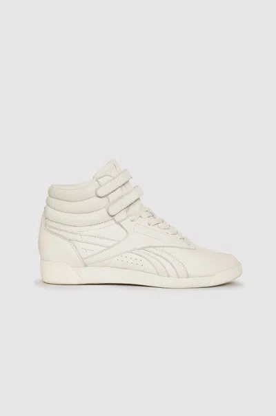 Anine Bing Reebok X  Freestyle Hi Shoes In Bone White