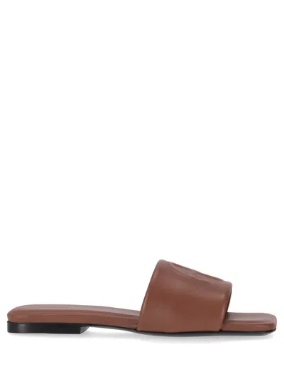 Anine Bing Ria Slides - Cognac In Brown