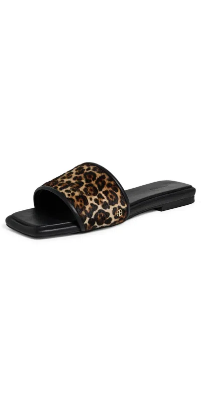 Anine Bing Ria Slide In Animal Print