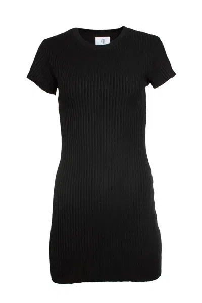 Anine Bing , Ribbed Dress In Black