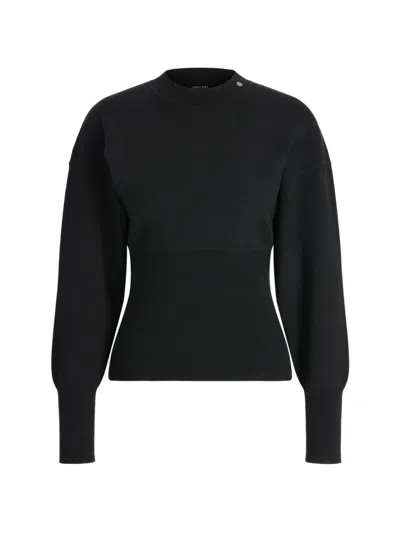 Anine Bing Ribbed-knit Crew-neck Sweater In Multi