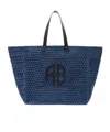 Anine Bing Minimalist Large-capacity Handbag In Navy Blue