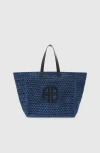 Anine Bing Minimalist Large-capacity Handbag In Blue
