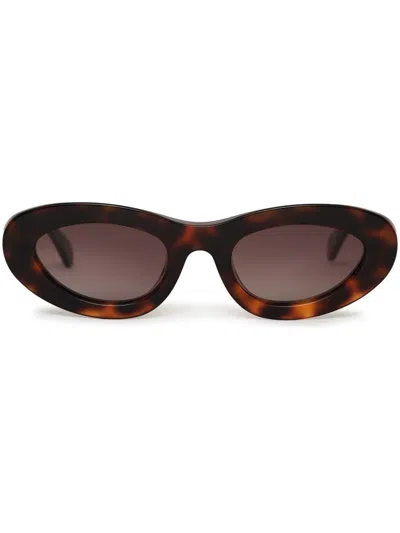 Anine Bing Brown Roma Sunglasses