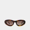Anine Bing Roma Sunglasses - Kate Moss Campaign -  - Acetate - Brown In Brown
