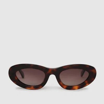 Anine Bing Roma Sunglasses In Black