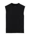 Anine Bing Sleeveless Knitted Vest In Black