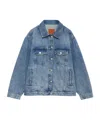 Anine Bing Rory Cotton Denim Jacket In Blue