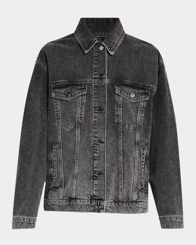ANINE BING RORY DENIM TRUCKER JACKET
