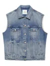Anine Bing Lapel Denim Vest