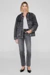 Anine Bing Rory Jacket In Steel Grey In Grey