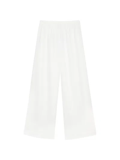 Anine Bing Roslyn Palazzo Pants In White