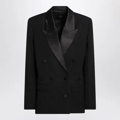 ANINE BING ANINE BING ROSS BLACK DOUBLE-BREASTED JACKET