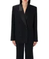 Anine Bing Ross Blazer In Black